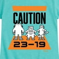 thumbnail image 3 of Monsters Inc. - Caution 2319 - Toddler & Youth Girls Short Sleeve Graphic T-Shirt, 3 of 5