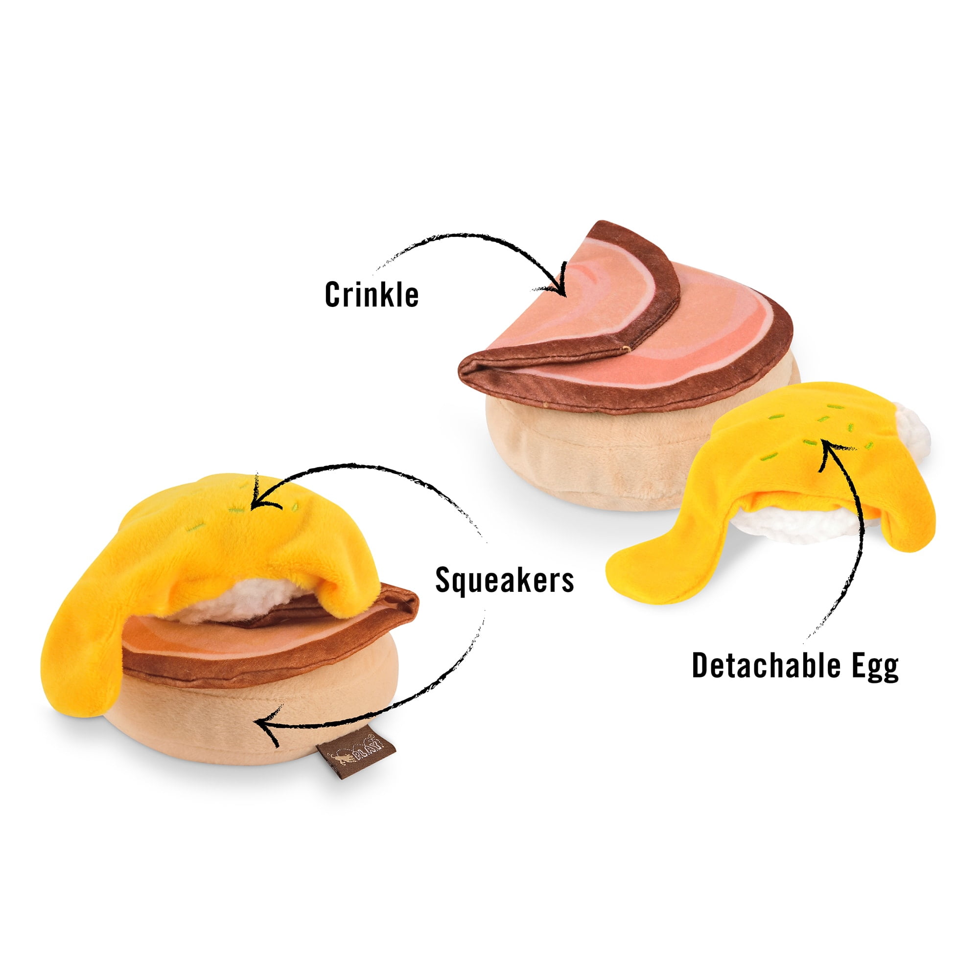 Barking Brunch Collection: Benny’s Benedict Pet Chew Toy