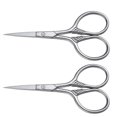 thumbnail image 3 of Sparta Ciseaux de Coupe pour Barbe en Acier Inoxydable Argenté 2 Pcs Durables pour Coupe Nette Taille m, 3 of 8