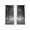 Black, variant on Winter Snowscape Sheer Curtains 63 Inch Length 2 Panels Set, Night Snow Landscape Trees Natural Voile Window Treatment Rod Pocket Curtains Sheers Drapes for Bedroom/Living Room/Kitchen 52x"63"x2