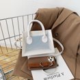 thumbnail image 2 of Bolsa cruzado transparente de PVC para mujer, de mano transparentes (beige) Ehuebsd Para Estrenar, 2 of 9