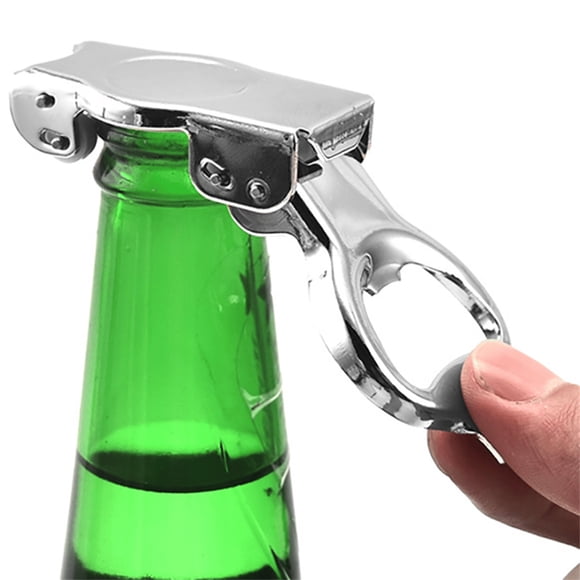 Ouvre-bouteille Multifonctionnel en Acier Inoxydable / Garde-Boisson Gazé / Économiseur de Boisson Hermétique / de Poche / 43g / 4x1.5x10.5cm Expansé