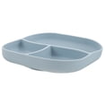 thumbnail image 1 of OUNONA Plates Silicone Divided Plate Sky Blue 1Pcs, 1 of 8