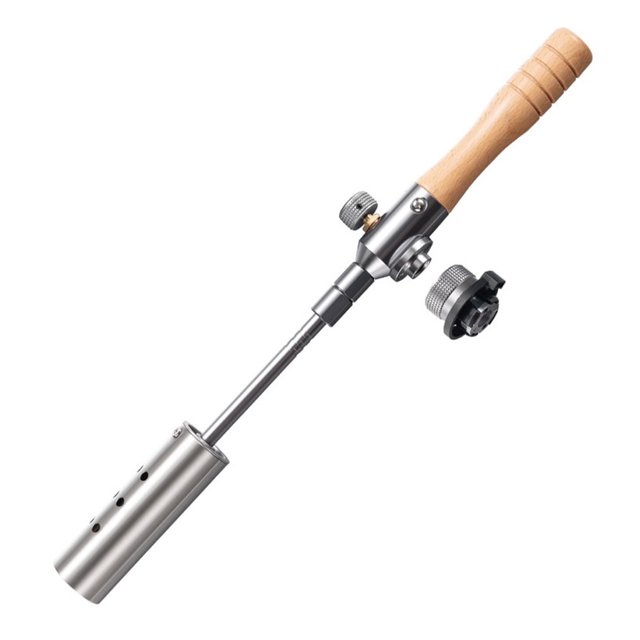 Kenally Quemador de hierbas de deshierbe para jardinería, Camping, mochilero, barbacoa de acero inoxidable, soplete ajustable extensible, suministros Jardín y Patio Kenally TO009443-00B