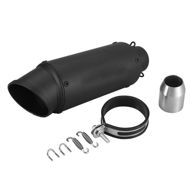 Tubo de escape trasero deslizante universal oblicuo para motocicleta de 51 mm (n.° 1)