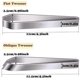 thumbnail image 3 of Fishbone Pliers Professional Fishbone Pliers Stainless Steel Fishbone Pliers 2 Pieces Fishbone Pliers Flat Fish Pliers Chef Kitchen Tweezers Angle - x, 3 of 5