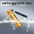 thumbnail image 3 of HIBIBUD Small Flashlight,395 Uv Rays Keychain Light,Uv Curing Windfire Flashlight,Gold, 3 of 7