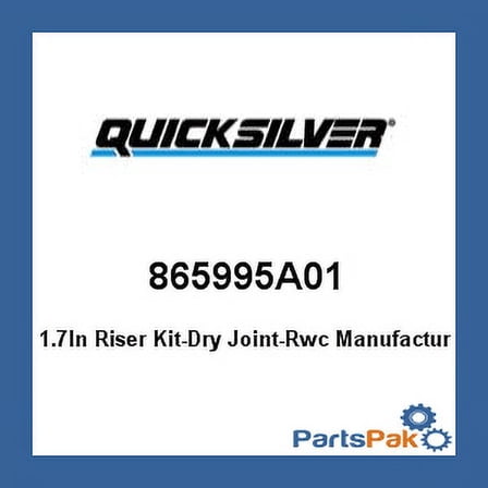 Mercury - Mercruiser 865995A01 Mercury Quicksilver 865995A01 1.7In Riser Kit-Dry Joint-Rwc-