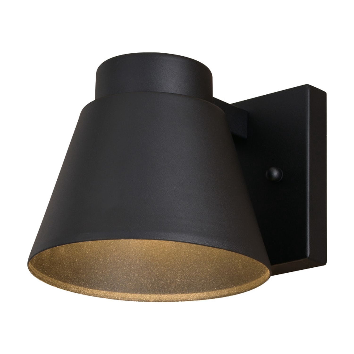 Evans Aluminum 1 Light Integrated LED Textured Black Contemporary Outdoor Wall Sconce