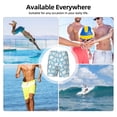 thumbnail image 6 of Goofa Cute Animals Printed Men's Swim Trunks Board Shorts Quick Dry Mens Swimming Trunks with Compression Liner,Breathable Fit Hawaii Beach Shorts-Large, 6 of 9