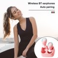 thumbnail image 1 of Auricular Tws Audífonos intrauditivos Audífonos 5.2 compatibles con Bluetooth de calidad de sonido HD (rosa) Kuymtek Para estrenar, 1 of 5