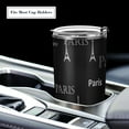 thumbnail image 6 of Tumbler Paris Eiffel Tower Cute Insulated Coffee Cup Beverage Container Travel Mug with Straw and Lid Double Wall Stainless Steel 20oz Holiday Gift, 6 of 6