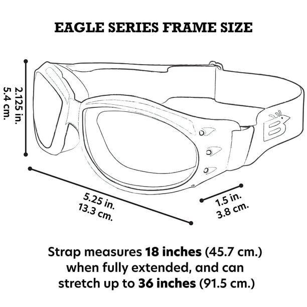 Birdz Eyewear Boogie - anteojos de seguridad acolchadas de espuma para