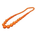 thumbnail image 2 of Bohemian Necklace with Multi Beads for Graduation Engagement Wedding Sisters orange, 2 of 8