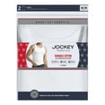 thumbnail image 7 of Jockey Essentials® Men's Made in America® 100% Cotton Tank Top, 2 Pack, Undershirt, Comfort A-shirt, USA Made, Sizes Small, Medium, Large, Extra Large, 2XL, 3XL, 6841, 7 of 7