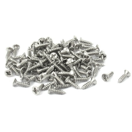

M1.6 x 6mm Cross Head Countersunk Self Tapping Screw 100 Pcs
