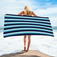 thumbnail image 1 of Fiudx Rectangular Beach Towel Fine Fiber Towel Beach Mat Bath Towel Shawl Water Absorbing Portable and Drying All Season Universal Size Large Enough for, 1 of 7
