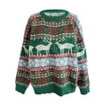 thumbnail image 5 of Christmas Sweaters for Women 2025 Long Sleeve Crewneck Vintage Xmas Pullover Sweater Jumper Tops, 5 of 6