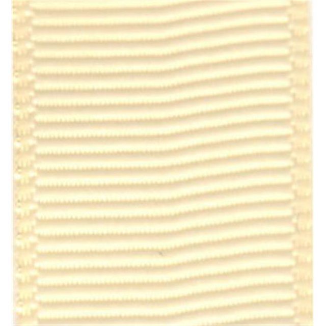 Papilion R07420206081520YD .25 in. Grosgrain Ribbon 20 Yards - Cream