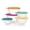 Clear/Multicolored (Fauna), variant on 10-Piece Vintage Color Food Storage Bowl Set - Dishwasher safe and BPA-free - (5 containers + 5 lids)