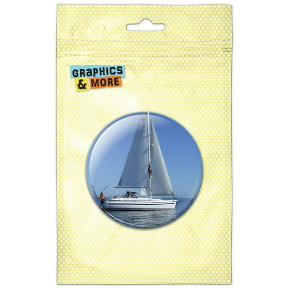 Sail Sailing Boat Pinback Button Pin Badge