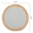 thumbnail image 2 of Unique Bargains Set of 4 Placemats for Dining Table Decor Table Mats Light Gray 14x14in, 2 of 7