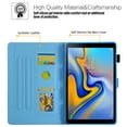 thumbnail image 4 of Dteck Flip Case For Samsung Galaxy Tab A 10.1 inch 2019 Tablet SM-T510/T515, Lightweight Cute Pattern PU Leather Folio Flip Stand Case Cover with Card Slots, Beautuful Sky, 4 of 7