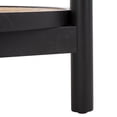 thumbnail image 4 of Safavieh Couture Karyna Rattan and Glass Scandinavian Coffee Table, Black/Natural, 4 of 11