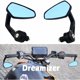 thumbnail image 1 of Espejo de manillar de Motocicleta NQ 7/8' 22 mm Compatible con Z1000 Z750 MT03 MT09 FZ6 SV650 SV1000 CB1000R CBF125 Ducati Monster M696 821, 1 of 5