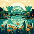 thumbnail image 1 of Gardens by the Bay - Peinture Diamant DIY, 1 of 6
