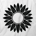 thumbnail image 2 of Sunflower T-Shirt | Pretty Flowers White Tee Gift, 2 of 5