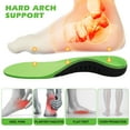 thumbnail image 2 of KEKOY Orthotics Inserts for Men Women, Plantar Fasciitis High Arch Support Inserts, Flat feet Shoe Insoles Absorb Shock, L, 2 of 6