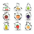 thumbnail image 2 of Fruit Shaped Cookie Cutters Set Stainless Steel Fruits Shape Cookie Cutter Molds, 2 of 15