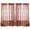 Chocolate, variant on J&V TEXTILES 4-Pieces Sheer Solid Sheer Window Curtains 84 - Window Treatment Rod Pocket Voile Drape/Panel Sets for Patio Door Coffee