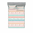 thumbnail image 2 of Ambesonne Colorful Fitted Sheet & Pillow Sham Set, Aztec Tribe Maya Arrow, Twin, Multicolor, 2 of 3