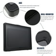 thumbnail image 3 of Miangastore Support Mural en Plastique Noir pour Tablette 1Pcs 11.2X8.3X0.8In, 3 of 8