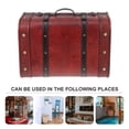 thumbnail image 4 of Weiweiguan 1Pc Wooden Suitcase Packing Storage Box Storage Container Wooden Storage Case, 4 of 7
