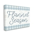 thumbnail image 3 of Stupell Industries Flannel Season Phrase Distressed Blue Checker Plaid Pattern, 30 x 24,Design by Daphne Polselli, 3 of 5