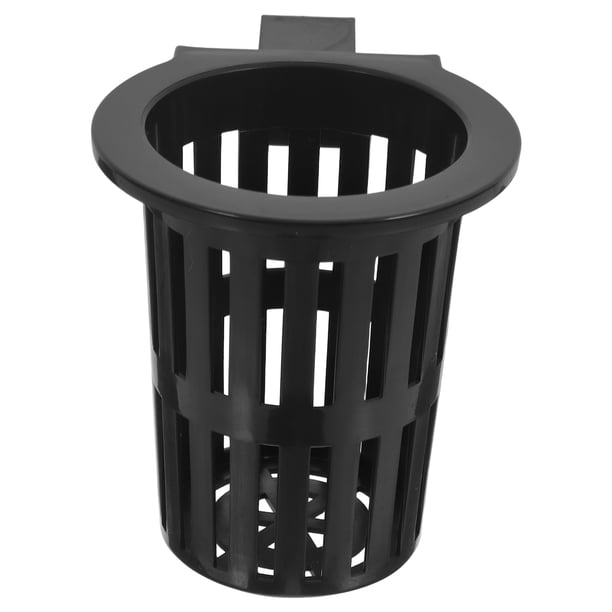 2 cestas hidropónicas colgantes de pared para cocina, acuario, plantas, macetas de red de plástico, decoración de pared para pecera.