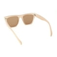 thumbnail image 4 of Womens Oversize Beveled Frame XL Cat Eye Retro Sunglasses Beige - Brown, 4 of 4