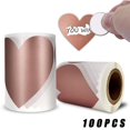 thumbnail image 3 of 100 Uds Etiquetas Adhesivas BLESIY Manualidades DIY Corazón con Purpurina, 3 of 8
