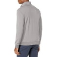 thumbnail image 2 of IZOD Men's Advantage Performance Quarter Zip Fleece Pullover Sweatshirt, Light Grey Heather, 4X-Large Tall, 2 of 2