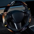 thumbnail image 2 of Owl 14.5 Inch Printing PVC Leather Car Wheel Cover Steering Wheel Cover Auto Accessories, 2 of 6