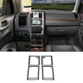 thumbnail image 1 of Real Bright Soft Car Interior Carbon Fiber Sticker Decoration6Pcs For Chrysler 300 2008-2010 Carbon Fiber Interior Side Air Vent CoverAuto Car Protection Interior Accessories, 1 of 8