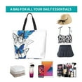 thumbnail image 6 of Kdxio Blue Flying Butterflies Casual Tote Bags Women Big Capacity Shoulder Bag for Women Travel Shoulder Bags Handbags, 6 of 8