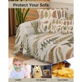 thumbnail image 4 of Brown Leaves Sofa Couch Covers for 3 Cushion Couch,Washable L Shape Sectional Sofa Covers for Loverseat/Pet,Eucalyptus Plant Natural Farmhouse Botanical Slipcover Throw Blanket Futon Cover 71x134, 4 of 8