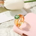 thumbnail image 3 of Anillo de diamantes de color gelatina, dulce y colorido, femenino y lindo, anillo de resina, anillo de diamantes, 3 of 3