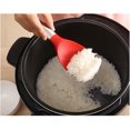 thumbnail image 4 of Cuillère à Riz en Silicone Inoxydable Cuiseur à Riz Outils de Cuisine (Rouge), 4 of 5