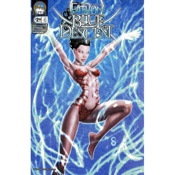 Fathom: Blue Descent #4B VF ; Aspen Comic Book