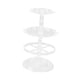 thumbnail image 2 of Soporte giratorio para pendientes y collares, torre moderna, decoración artesanal, collar giratorio Claro, 2 of 9